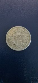 1954 Great Britain 1/2 Crown XF Copper Nickel Extra Fine Coin