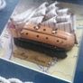 Vintage Heritage Framed Mayflower Ship Model Image 8