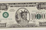 USA United States 2001 1000000 Million Dollars Banknote Note