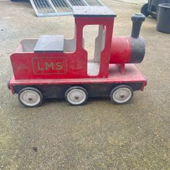Old wooden toy train