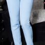 Pants Business Look blue size L white S Image 5