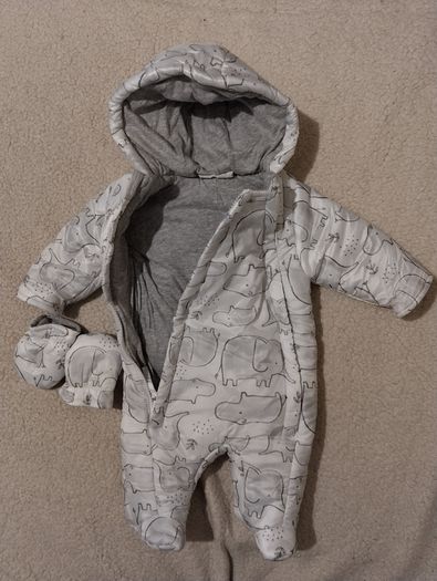 Rock A Bye Baby Boutique Waterproof Warm Pram Suit, Snow Suit with mittens