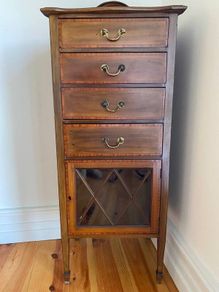 Edwardian Music Cabinet