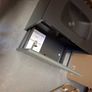Ex Display Crosswater Vergo 700 Single Drawer Vanity Unit Sage Green with Midnight Black Glass Basin Image 4