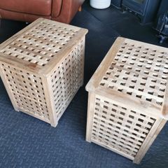 IKEA Side Table with Storage