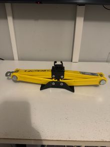 car jack and wheel wrench