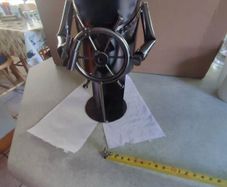 Brubaker Wine Bottle Holder Captain - Metal Sculpture - Wine Rack Decor - Tabletop