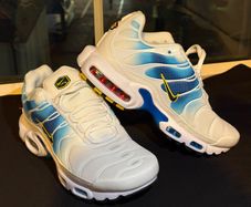 Nike Air Max Plus White Blue Size 40 Brand New