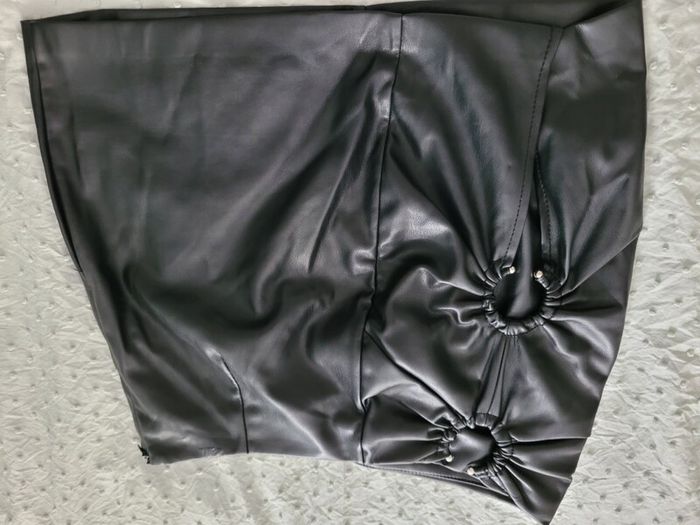 Bershka Faux Leather Skirt Size M