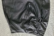 Bershka Faux Leather Skirt Size M