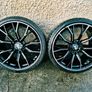 R20 5x120 BMW Style 669M staggered alloy wheels with good tyres Image 3