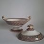 Rare 1860s Victorian Ironstone Sauce Tureen & Lid Image 3