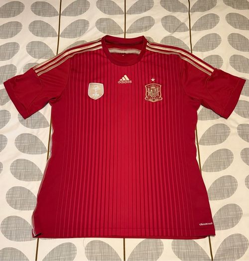 Official Adidas Spain Home Jersey 2011 2012 World Cup Winners Star Adult XL