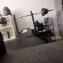 Bench Press Station +Iron Barbell +30kg Iron weight Image 2