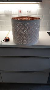 Ikea large ceiling lampshade.