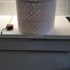 Ikea large ceiling lampshade.