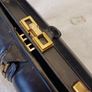 1950s Fernande Desgranges,Paris,Navy Blue Handbag Image 6