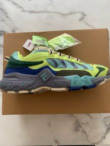 New Fila One Of A Kind - Ravagement UK 9 - Custom Green Cant Buy Anywhere Else