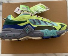 New Fila One Of A Kind - Ravagement UK 9 - Custom Green Cant Buy Anywhere Else