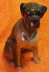 nice ceramic boxer dog