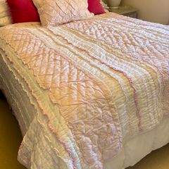 Pottery Barn Quilt and Pillow Sham