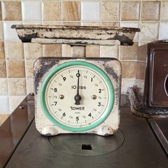 Vintage Tower Weighing Scales