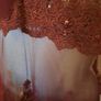 Next burgundy V-neck lace embroidered top size UK14 EU42 Perfect condition Postage included Image 4