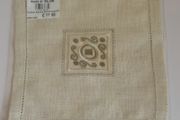 House Of Ireland Linen Siofra Cocktail Napkin NWT RRP E17.95. 1X15X15 cm