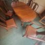 Mohagony Table and Chairs Image 3