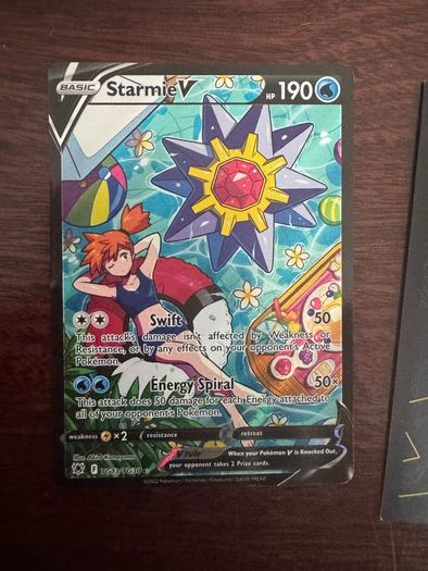 Pokemon Starmie V Trainer Gallery TG13/TG30