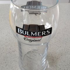 Bulmers Irish Cider pint glass