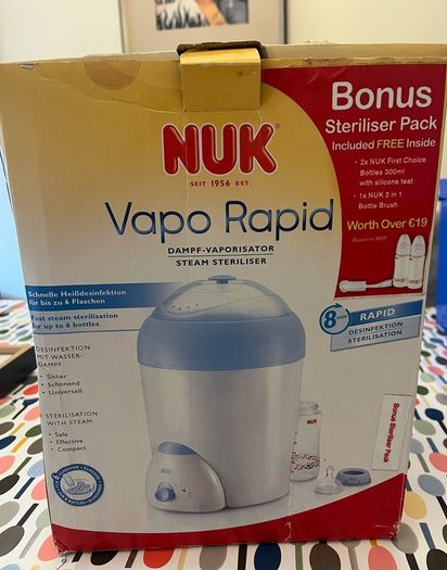 NUK Vapo Rapid Steam Steriliser