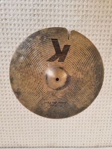 Zildjian K Custom Special Dry Crash Cymbal Cracked Damaged Broken Repaired 16"