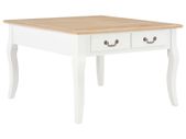 Coffee Table White 80x80x50 cm Wood