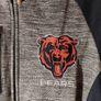 chicago bears zipped hoodie Image 2