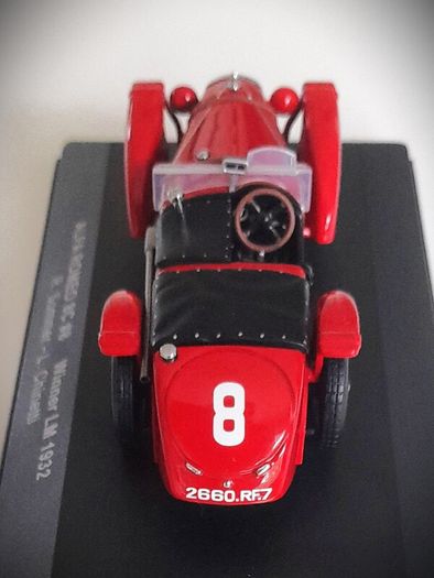 Diecast Model Le Mans Winning Alfa Romeo 8C 2300 Le Mans 1932 1st - IXO 1:43