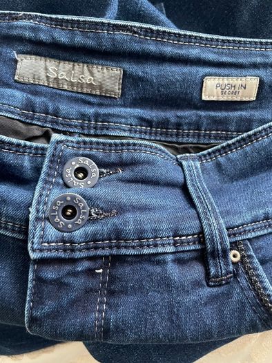 Salsa Secret Push In Jeans 34" x 30" Dark Blue