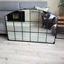 Large Metal Arch Wall Mirror Image 4