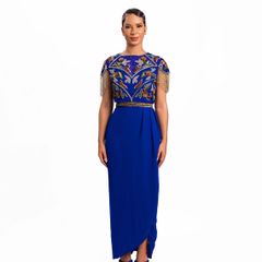 Lollies Embellished Midi Dress