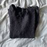 Black Textured Top - Seersucker Style Image 2