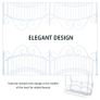 Garden Outdoor Solid Metal 2-Seater Swing Chair Hanging Hammock Garden Furniture Balcony White - 118Lx 58W x 57H cm (FREE POSTAGE) Image 4