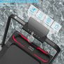 3 In 1 Under Desk Walking Pad for Home and Office, 3 Adjustable Incline,1-12 KM/H, Portable Treadmill with LED Display, Remote Control Image 4