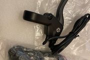 100% Brand new whole aluminium alloy brake lever for electric bike, ebike brake lever electric scooter with 2meter wire (cut off power brakes)