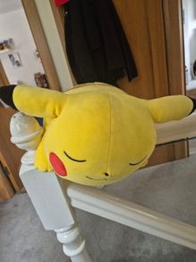 Pokemon Pikachu Plush 18" Sleeping Poses