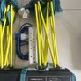 2 camping chairs 1 camping table and 1 power cord extension 5M for camping plug. Image 3