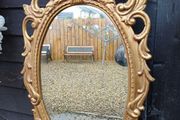1950/60s Metal Framed Mirror