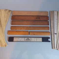 Antique Rulers & Scales Lot.
