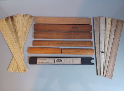 Antique Rulers & Scales Lot.