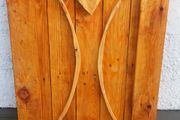 Rustic Burning Man Wood Art Wall Sign / Plaque