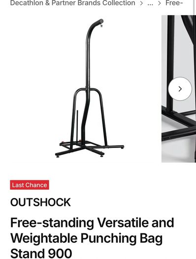 Outshock Adult Punch bag and stand
